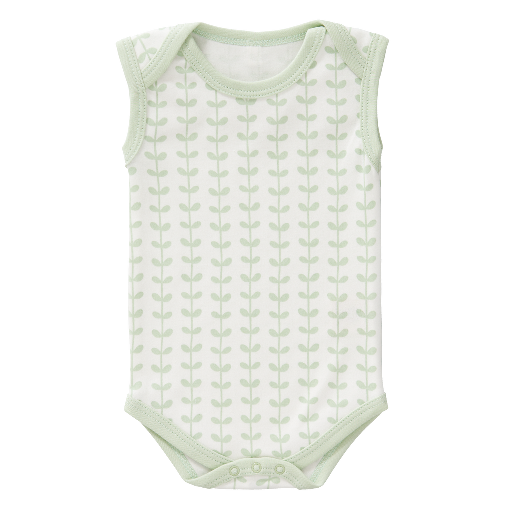 Romper zonder mouw Leaves mint