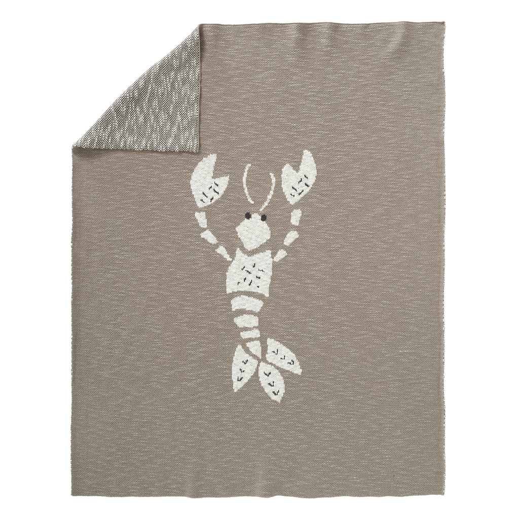 Gebreide deken Lobster Grey